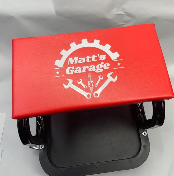 Mechanic stool, Car Guy, Father’s Day, Custom Garage Gift, Mechanic Seat, Mechanic Tool, Car Guy Gift - Image 5